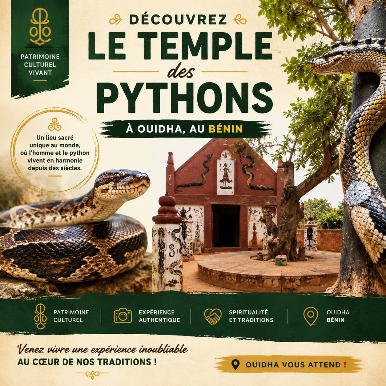 Temple des pythons